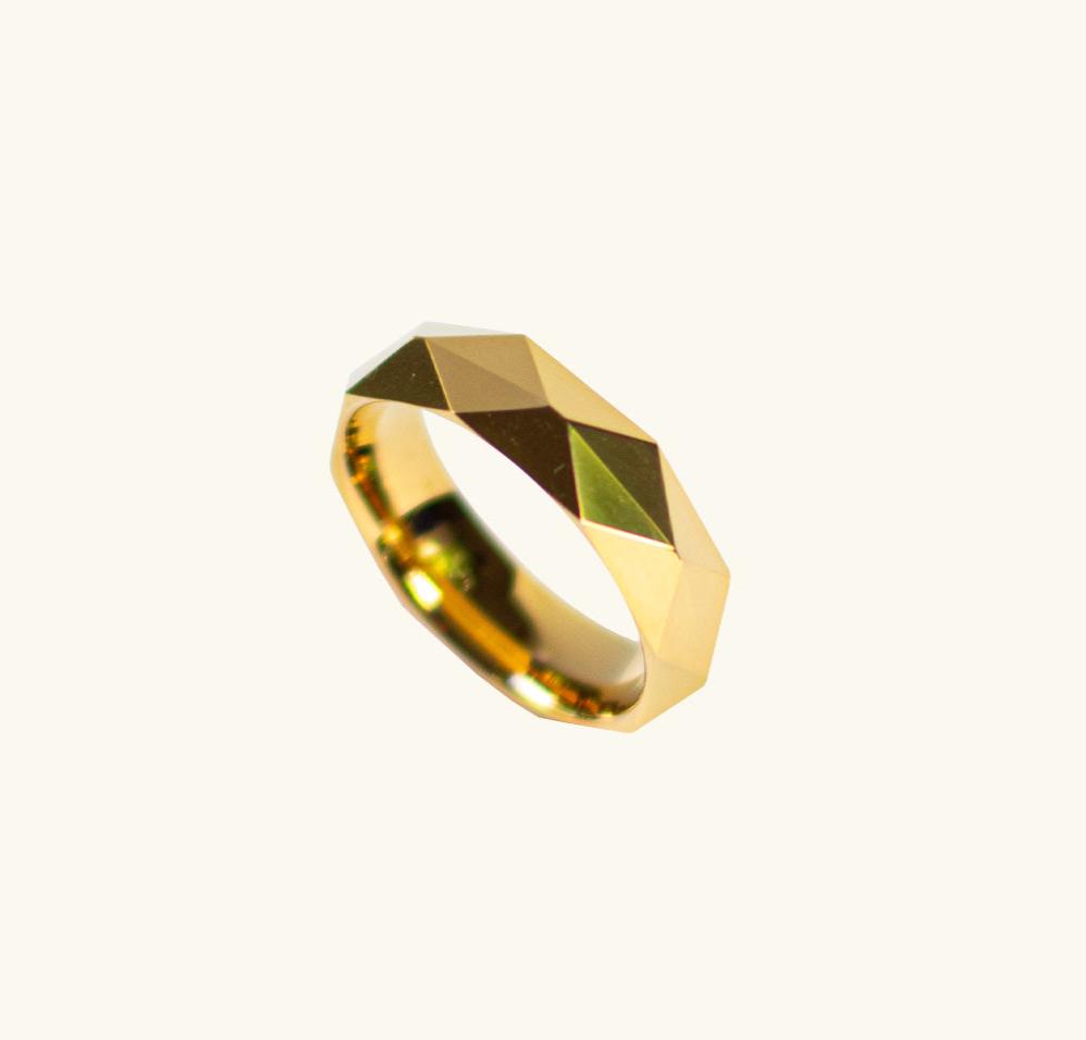 The Chevron Ring - Gold